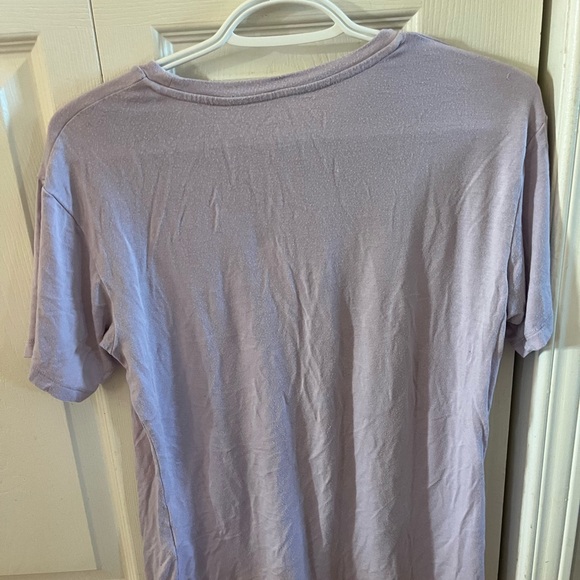 Roots size medium purple cotton t shirt - Picture 2 of 2
